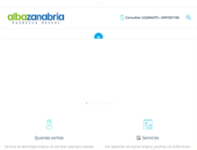Tablet Screenshot of albazanabria.com